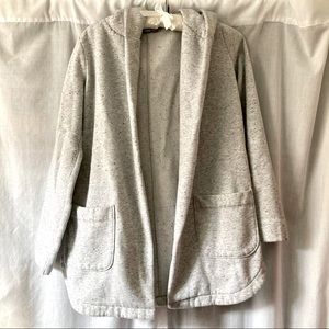 LOFT Hooded Sweatshirt Cardigan